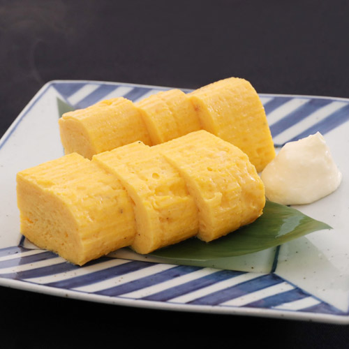 Japanese style egg omlette